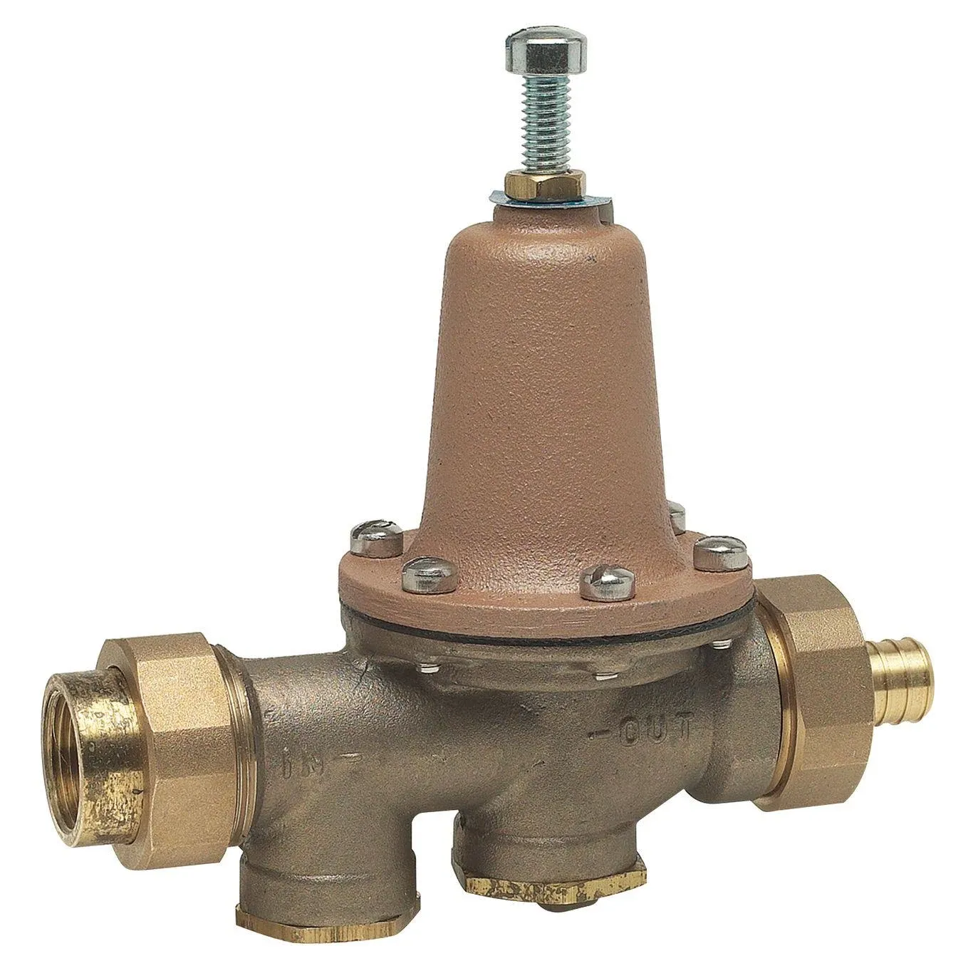 Watts LF25AUB-Z3 Water Pressure Reducing Valve Union x NPT Female, 1 1/2 Inch, SS Seat