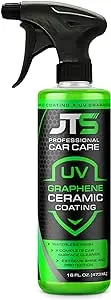 JT's Advanced UV True Graphene Ceramic Spray Coating, Extreme Shine & Stronger Than Car Wax Polish or Top Coat Polymer Paint Sealant for Car, Truck, RV, Boat 16 Fl Oz