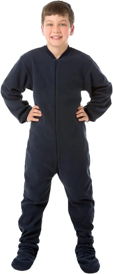 Kids One Piece Unisex Footed Pajamas