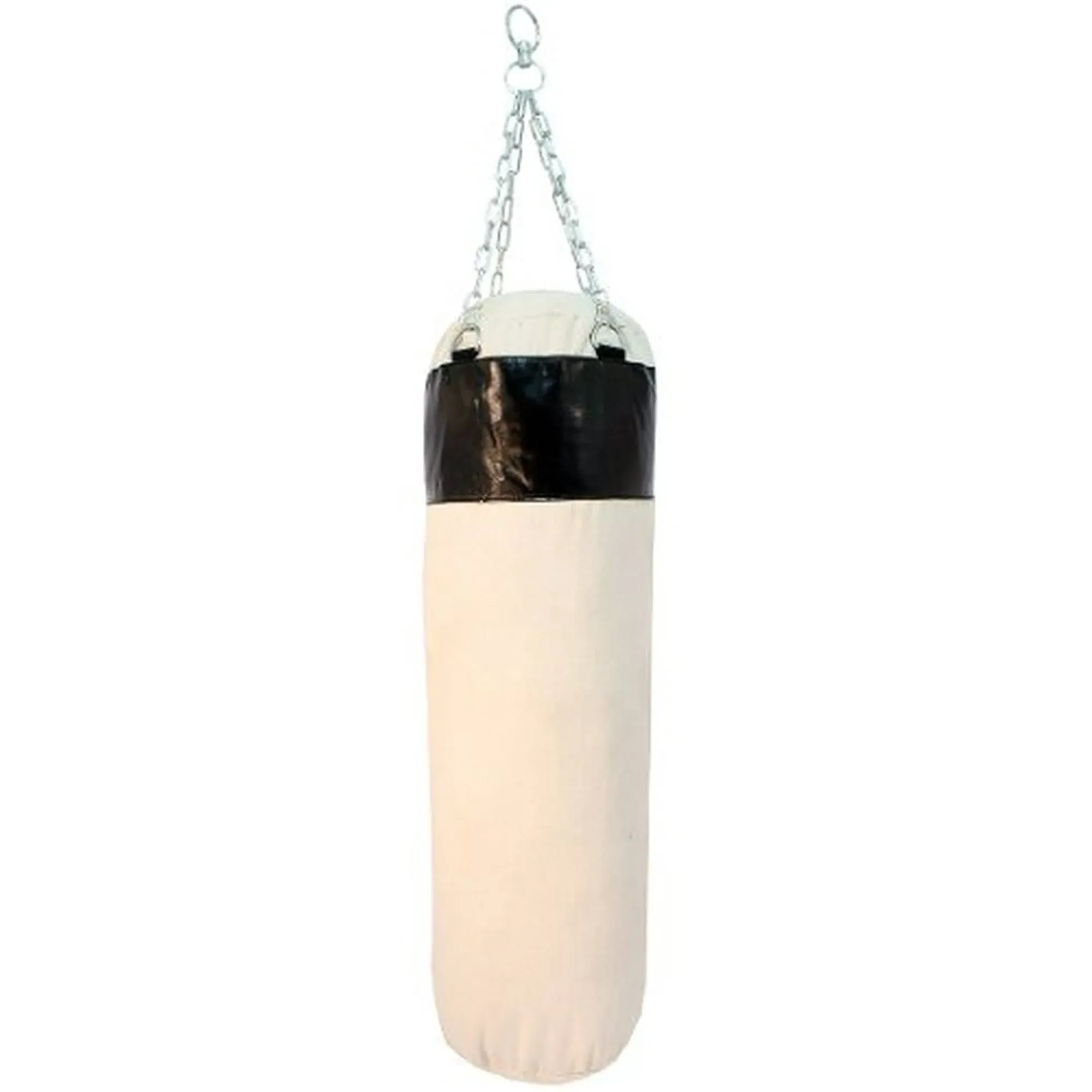 Life gears Black Canvas Punching Bag with Chains