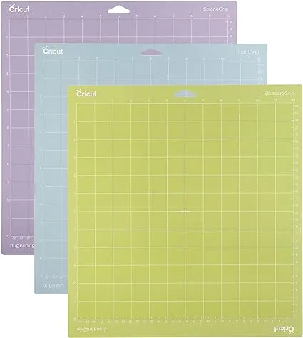 Cricut 12" x 12" Multicolor Adhesive Cutting Mats 3ct