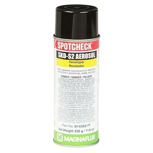 Magnaflux 01-5352-77 Spotcheck SKD-S2 Solvent Developer, 11.6 oz. (Pack of 12)