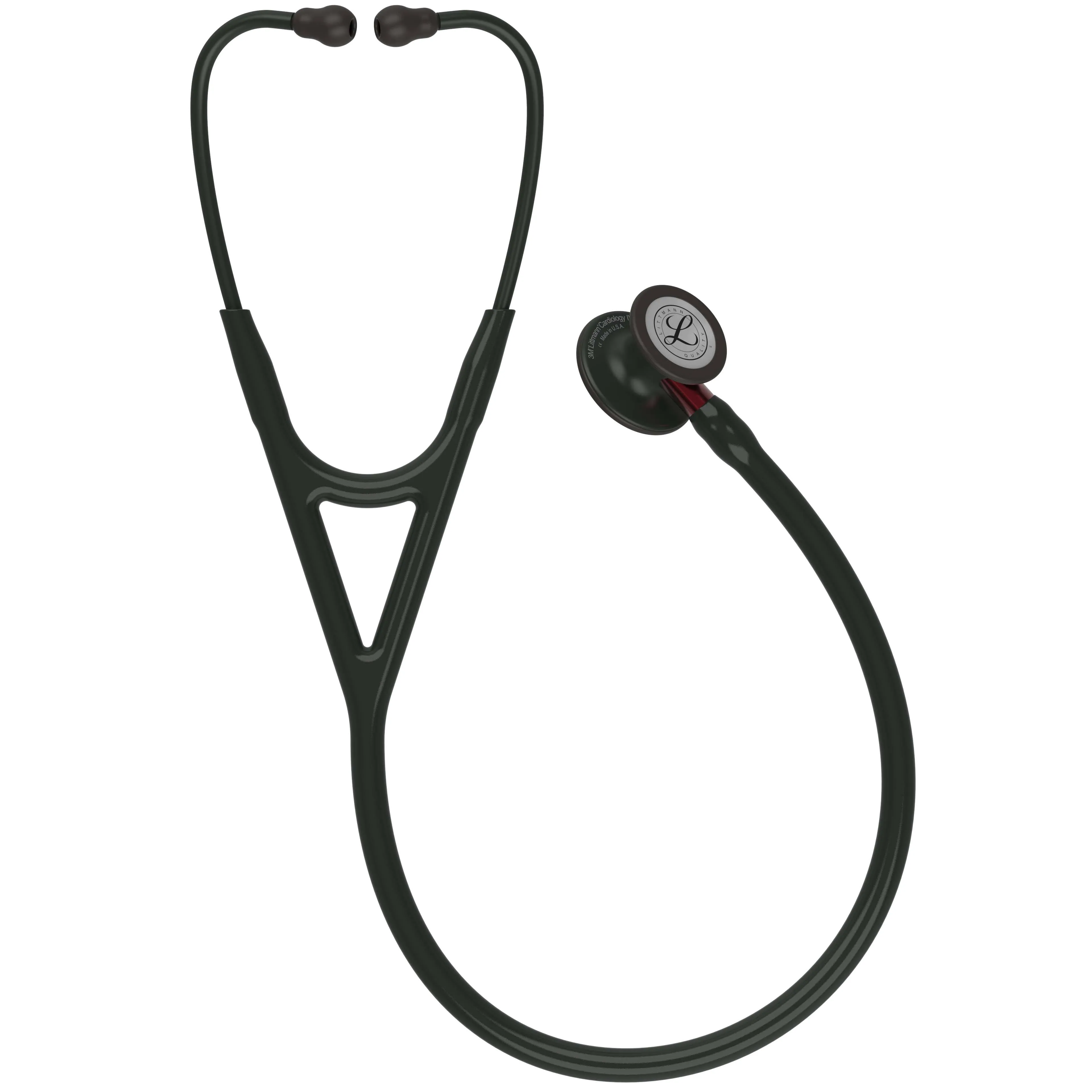 3M Littmann 6152 Cardiology IV Stethoscope Standard-Finish Chestpiece 27" Black Tube