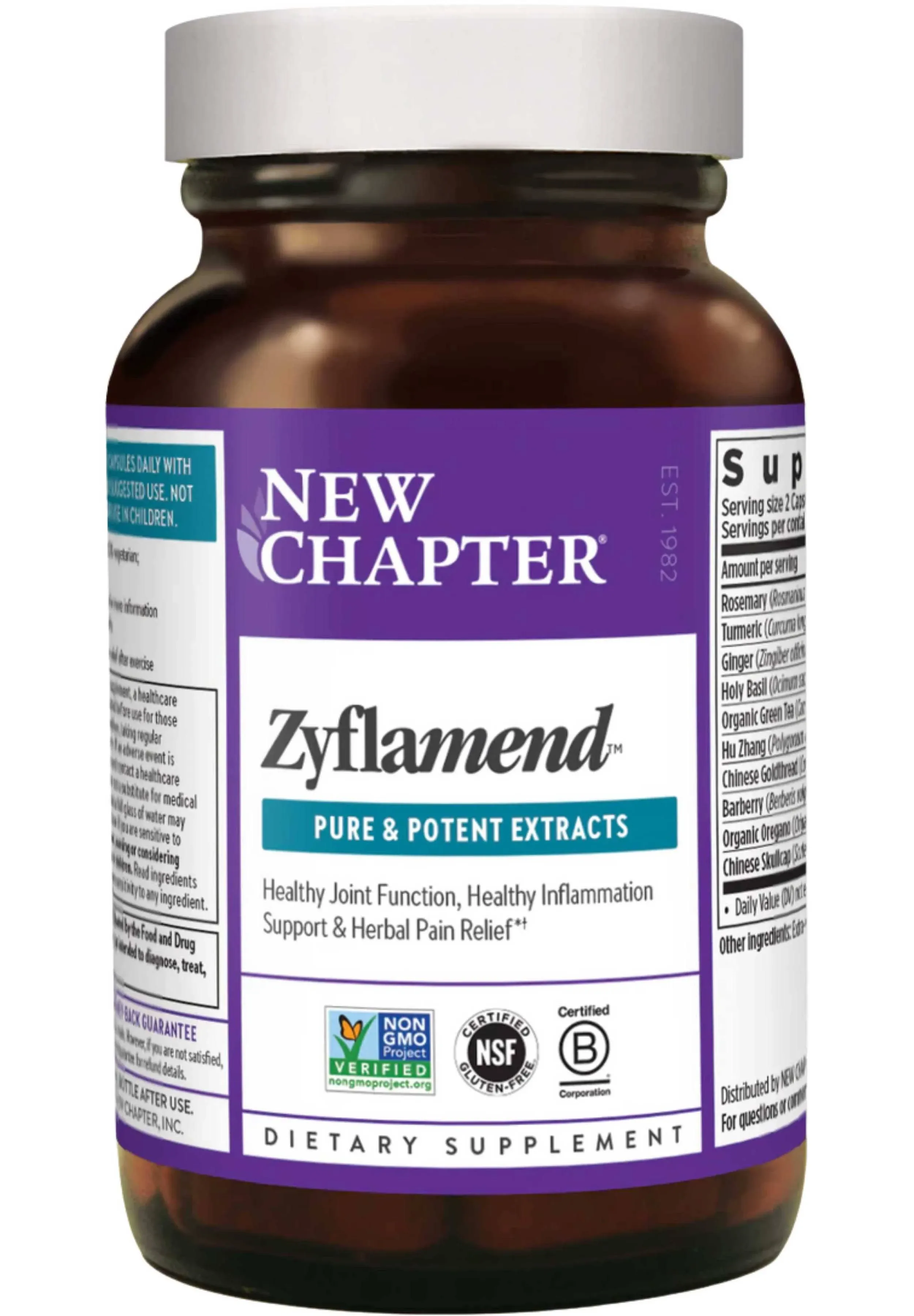 New Chapter, Zyflamend, 60 Vegetarian Capsules