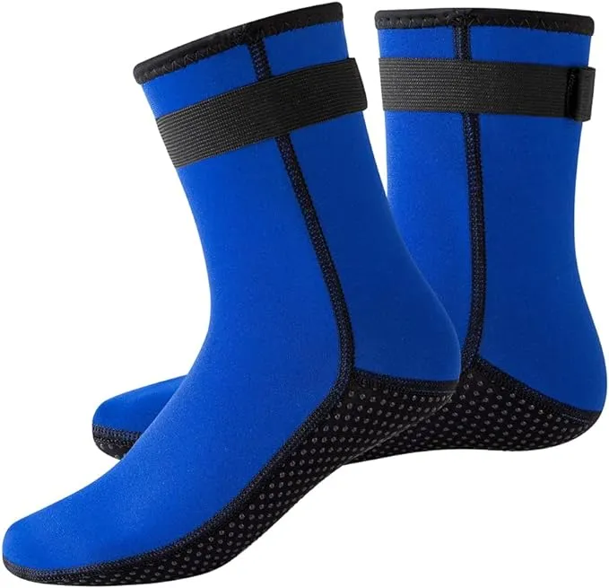 YDQUANI Wetsuit Socks 3mm Neoprene Diving Socks Thermal Anti-Slip Scuba Socks ...