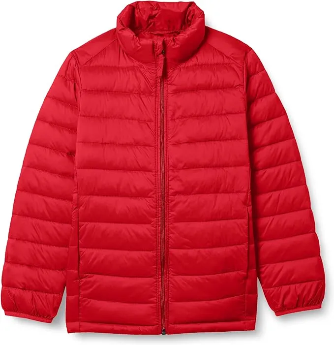  Essentials Boys Toddlers Light-Weight Water-Resistan<wbr/>t Packable Puffer Jacket XS