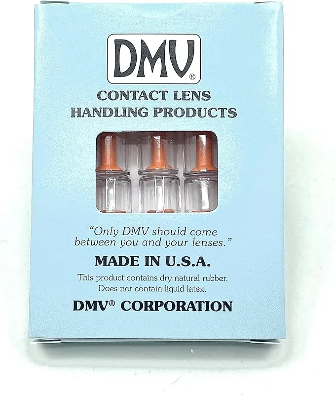 DMV Ultra Hard Contact Lens Remover (Orange, 10 Pack)