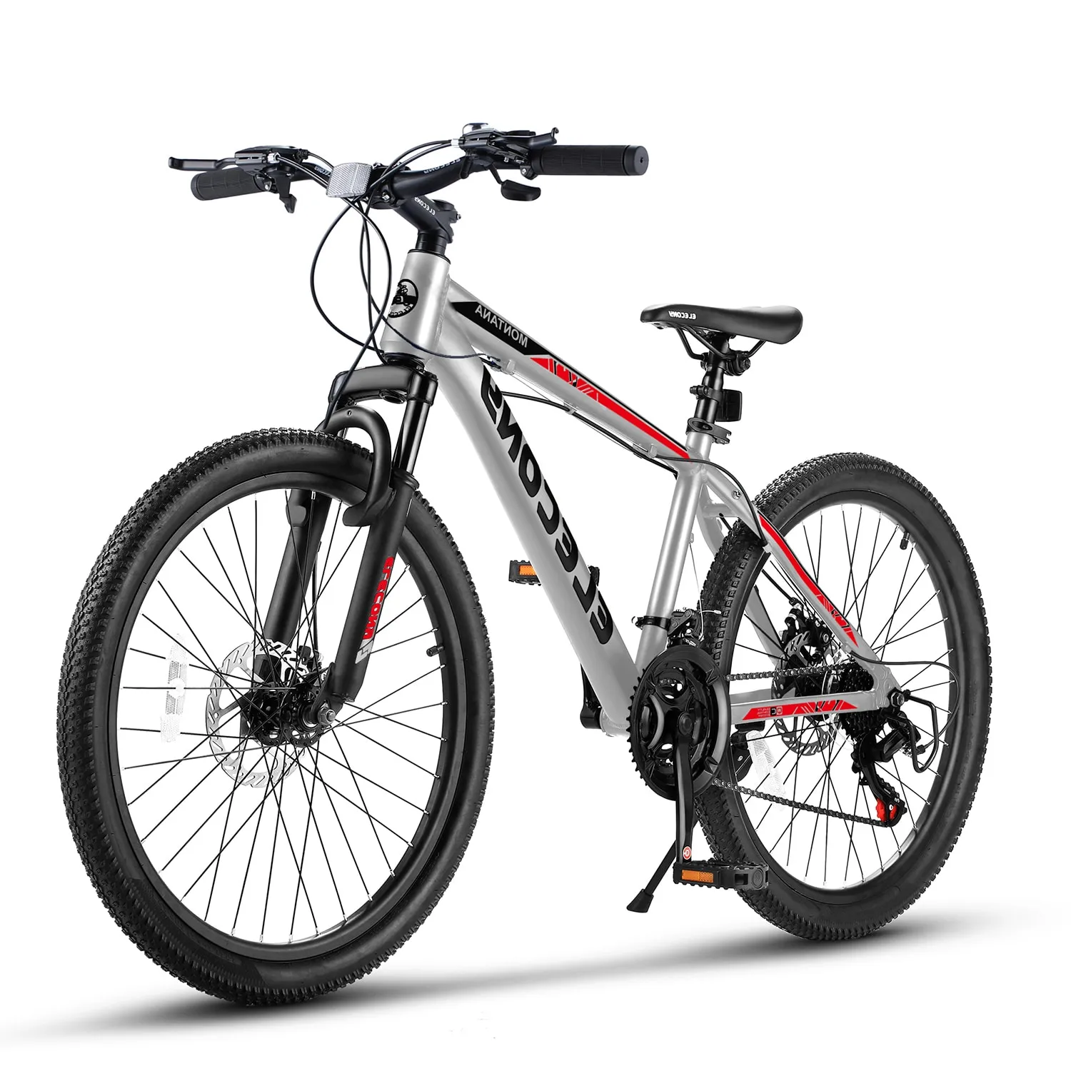 Gravity FSX 1.0 Dual Full Suspension Mountain Bike with Disc Brakes Aluminum Frame