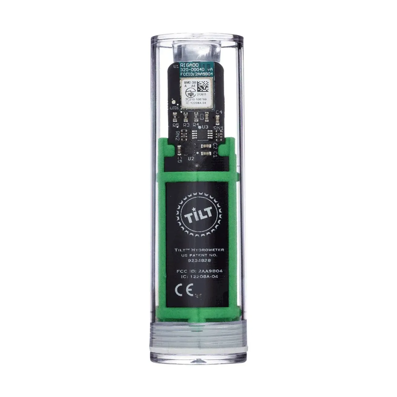 Tilt Hydrometer and Thermometer - Green