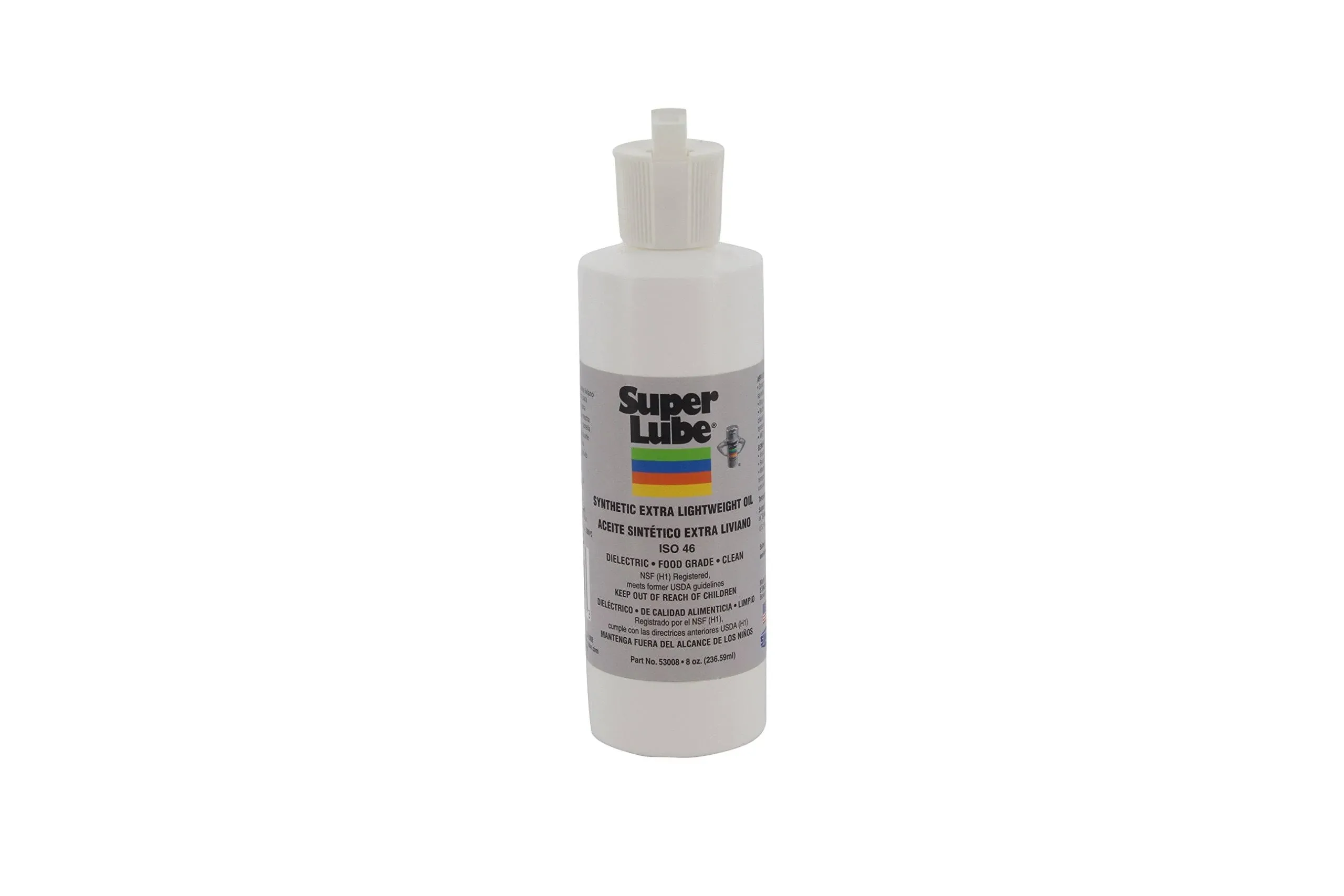 Super Lube 53008 Synthetic Extra Lightweight Oil ISO 46, Translucent