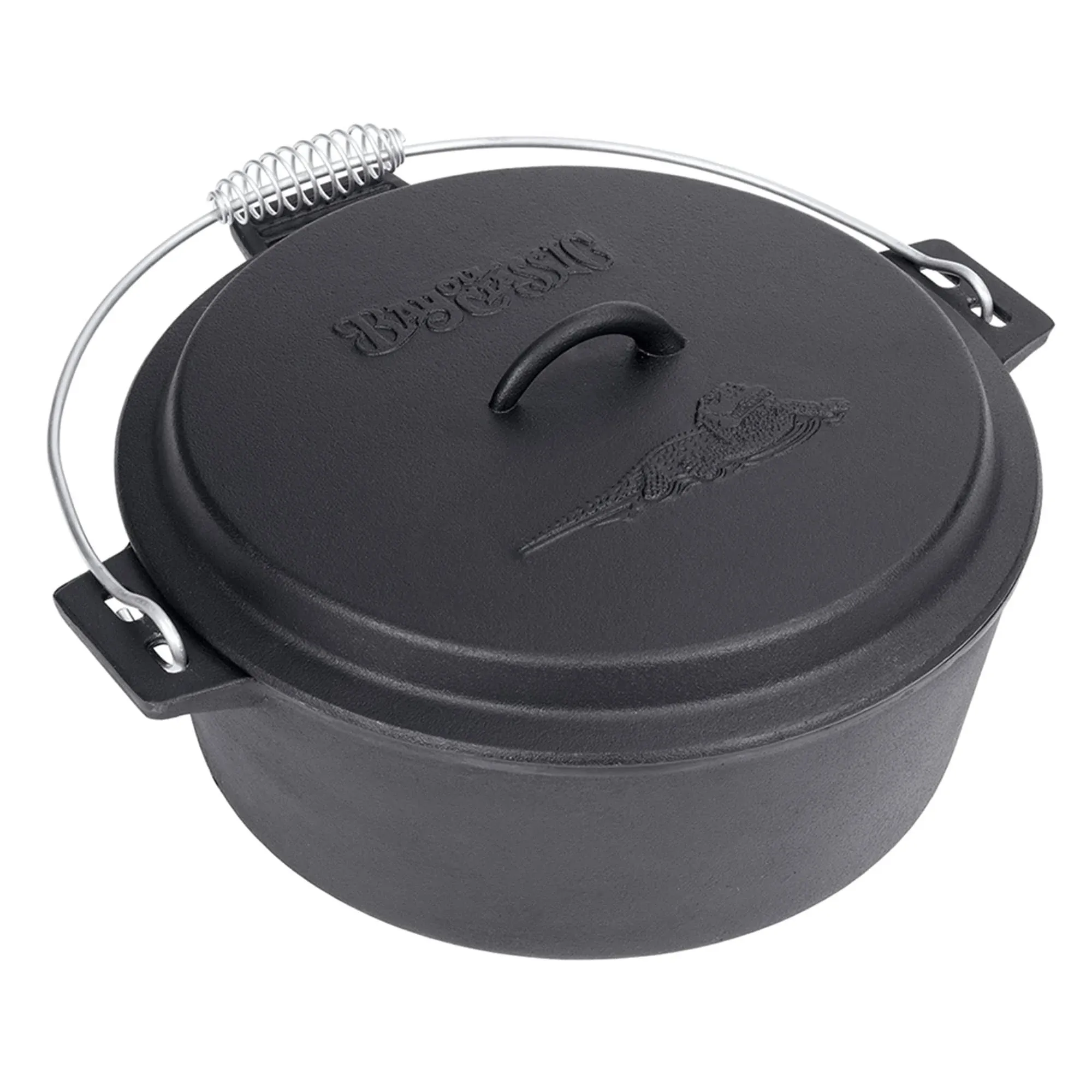 Bayou Classic 10 Quart Cast Iron Chicken Fryer with Lid