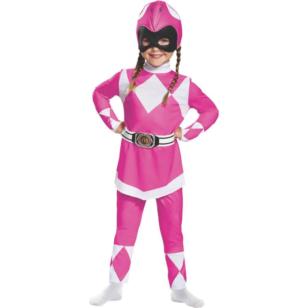 Toddler Girl&#8217;s Classic Power Rangers&#8482; Pink Ranger Costume - 3T-4T