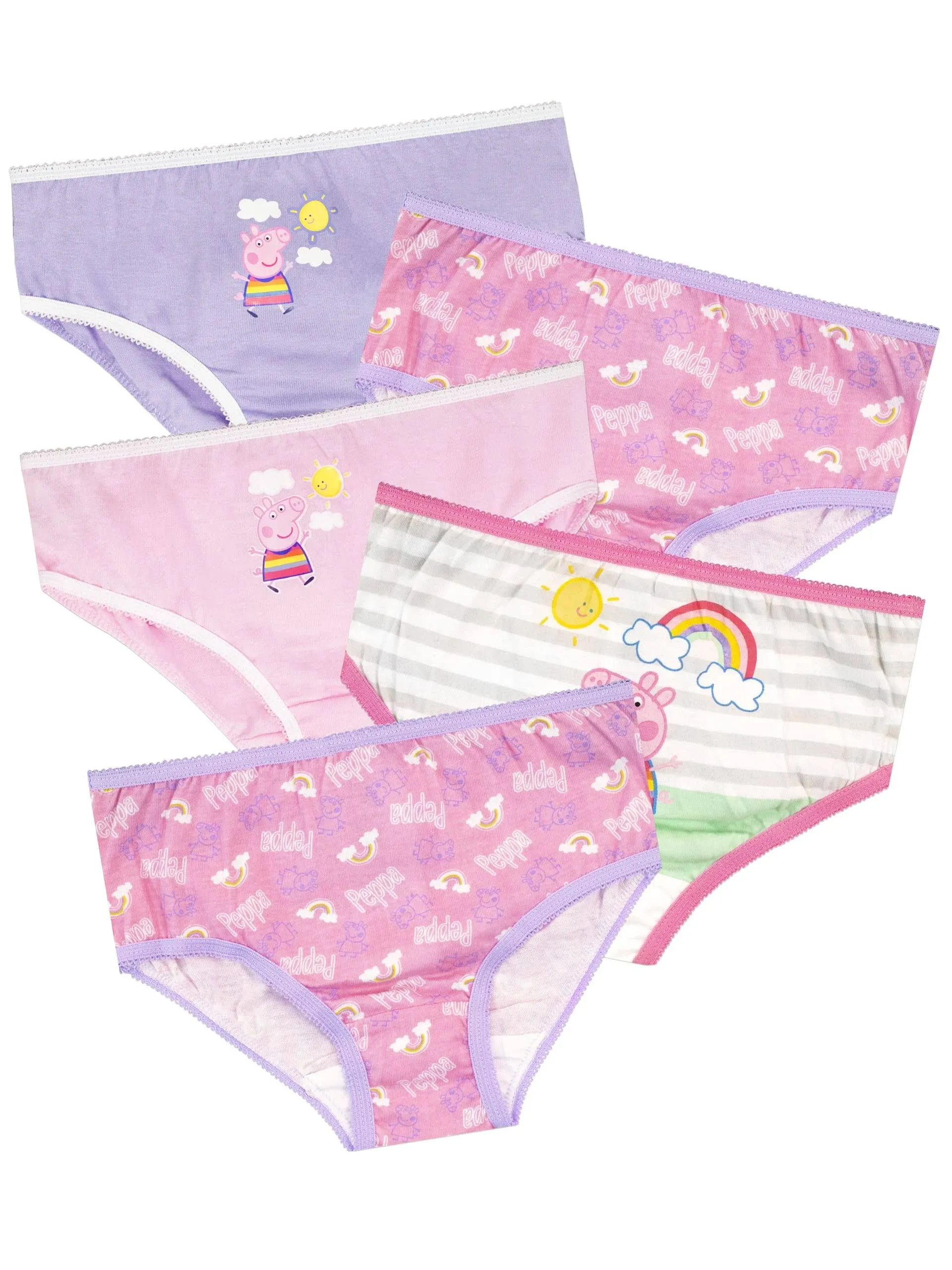 Peppa Pig Girls' Underwear 5 Pack