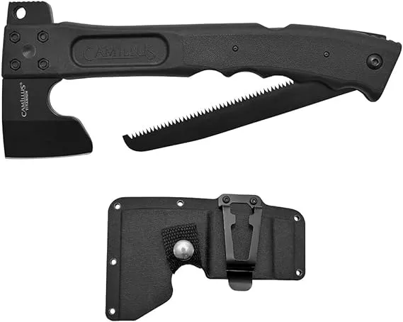 Camillus Camtrax 3-in-1 Hatchet, Hammer, and Folding Saw