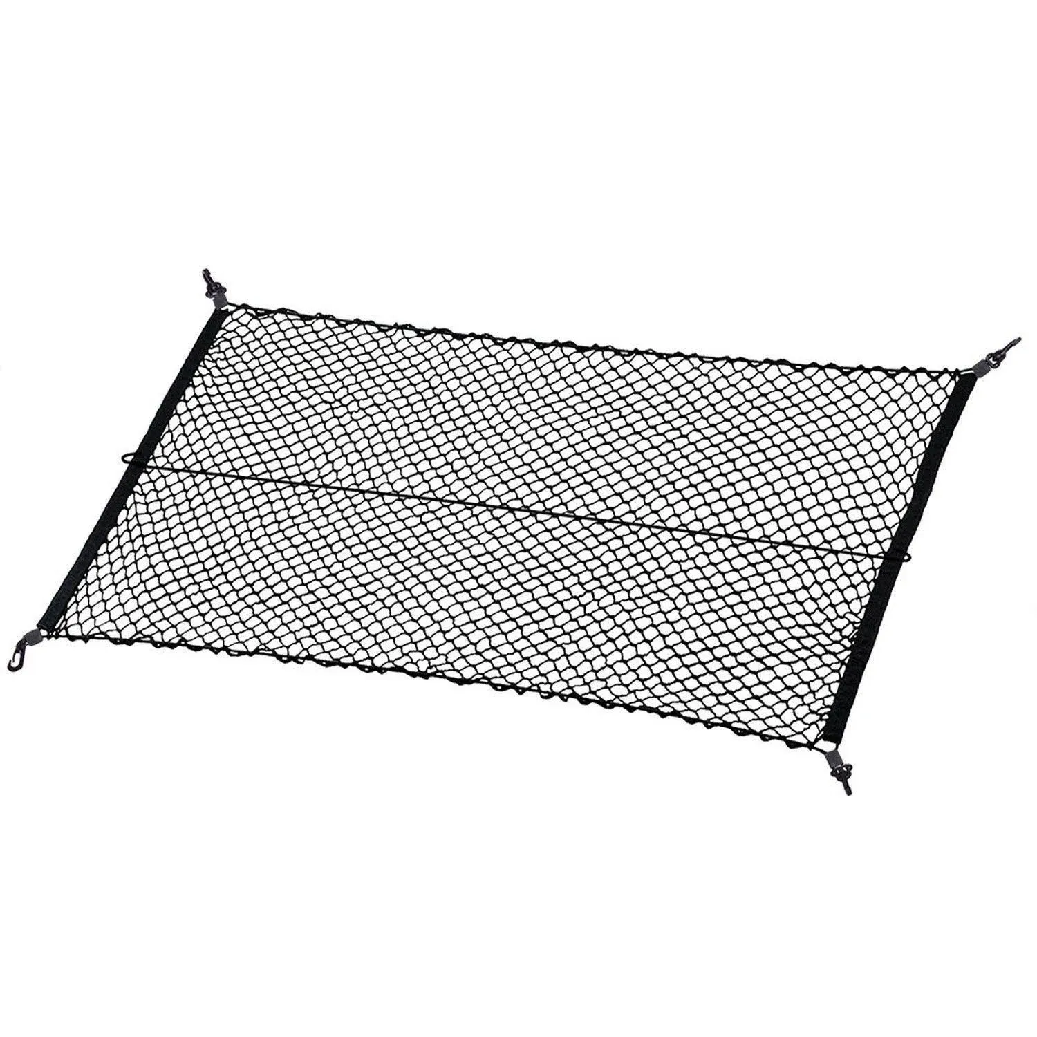 MICTUNING Upgraded 41"x30" Cargo Net Auto Trunk Rear Cargo Organizer Elastic Mesh