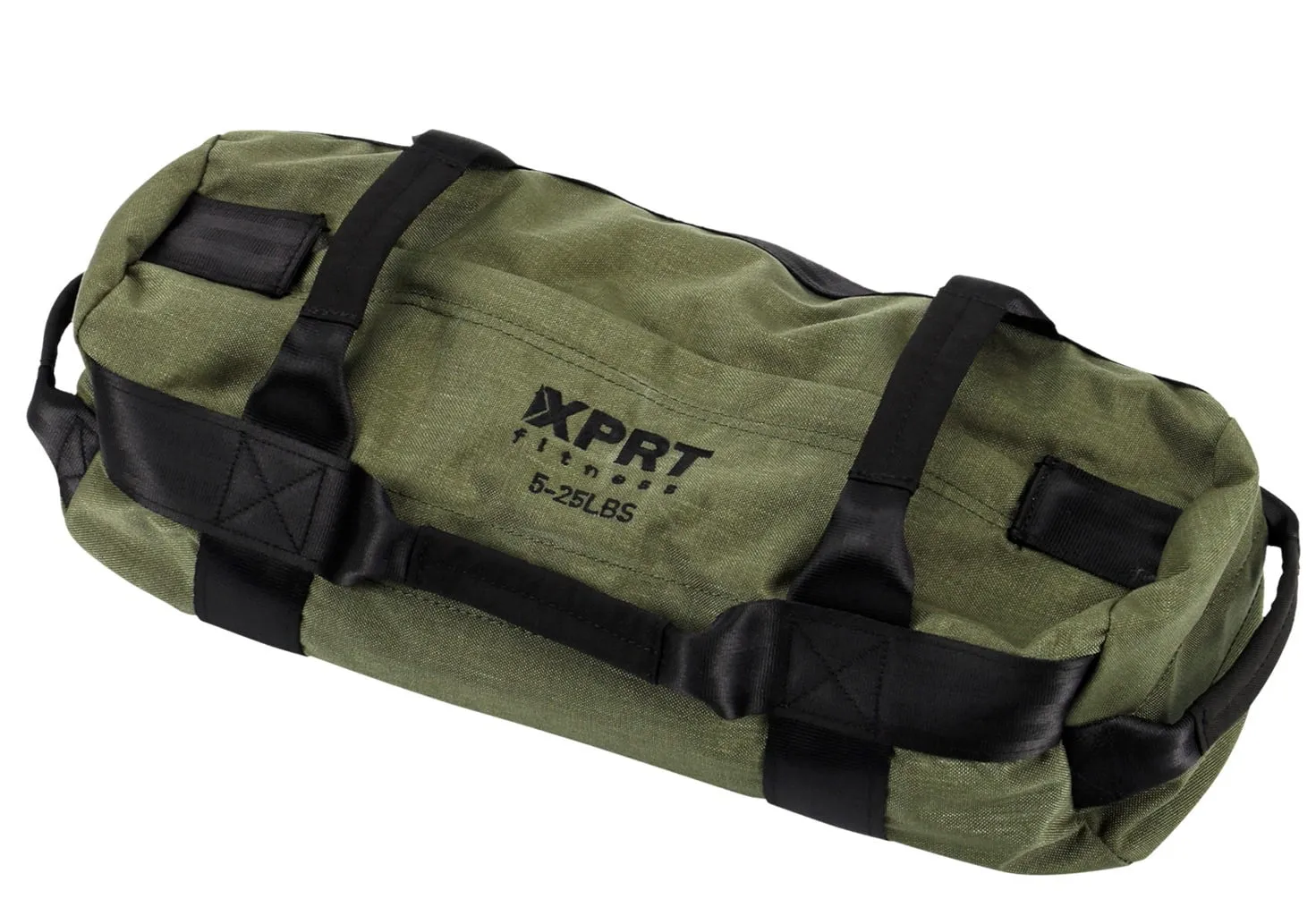 XPRT Fitness Workout Sandbag for Heavy Duty Workout Cross Training 7 Multi-positional Handles