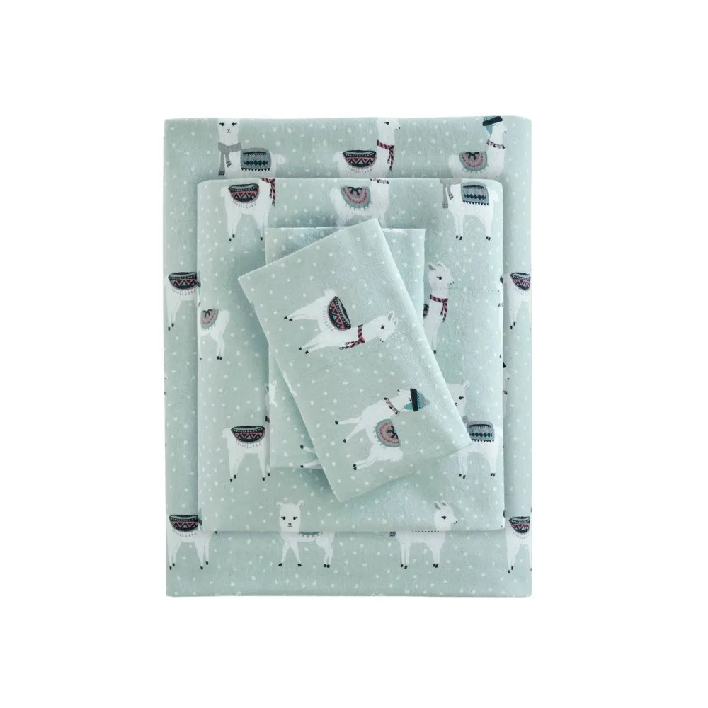 Black Forest Decor Forest Friends Flannel Sheet Set