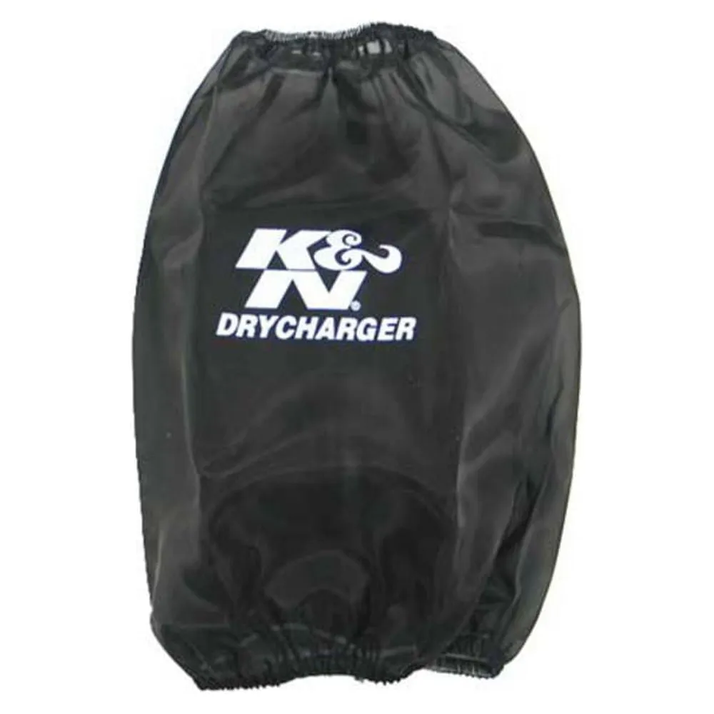 K&N DryCharger Wrap Filter, Black