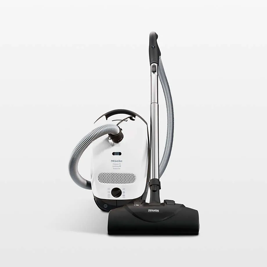 Miele Classic C1 Bagged Canister Vacuum, Lotus White