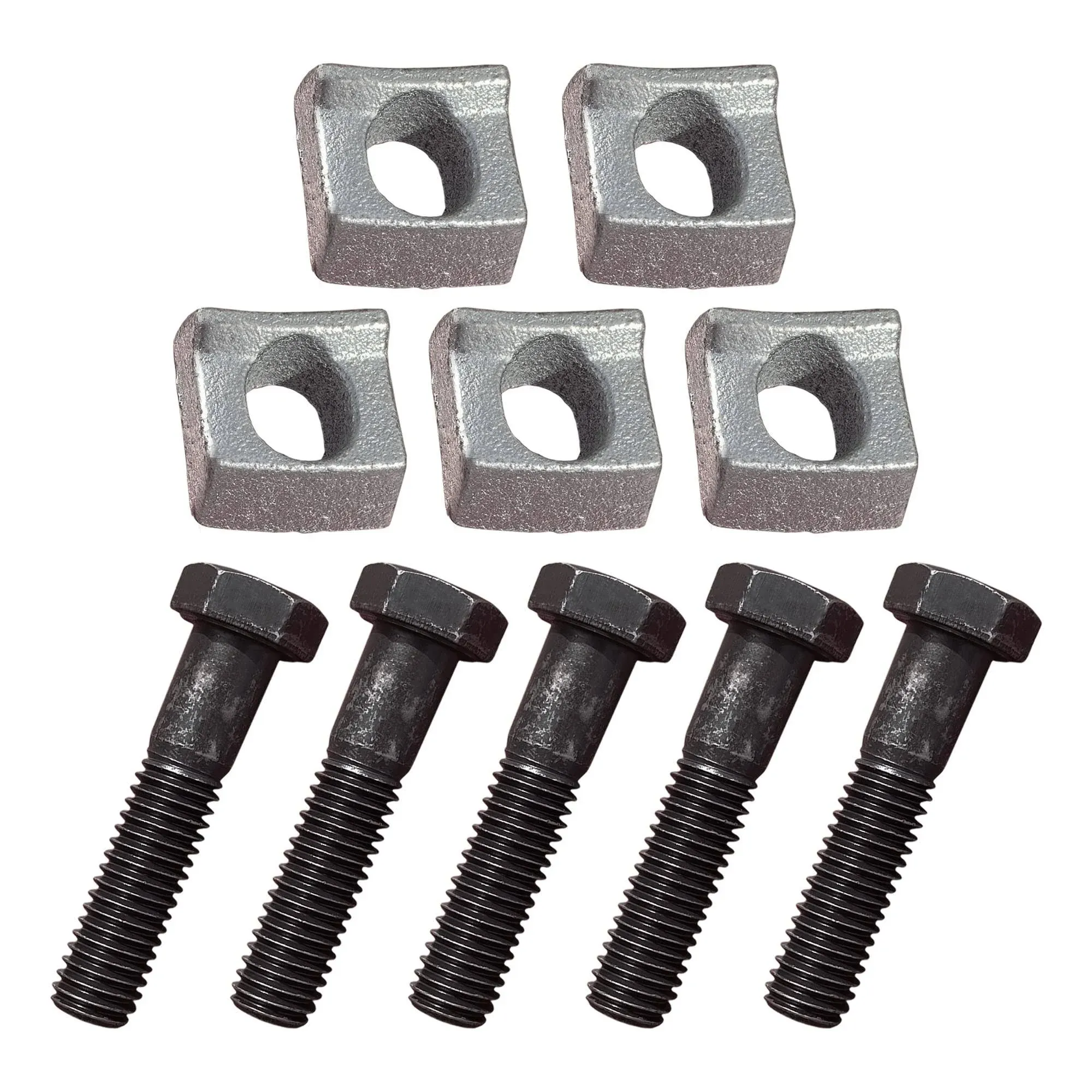 5 Pack Axle Wheel Rim Clamps & Bolts for Mobile Home (5)