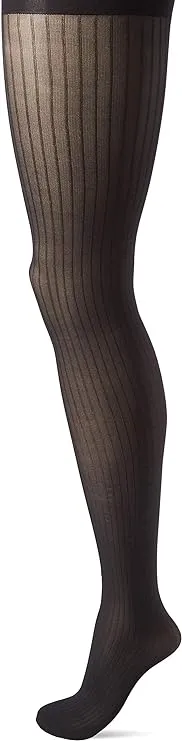 Hanes Womens Compression Control Top Pinstripe Perfect Tights