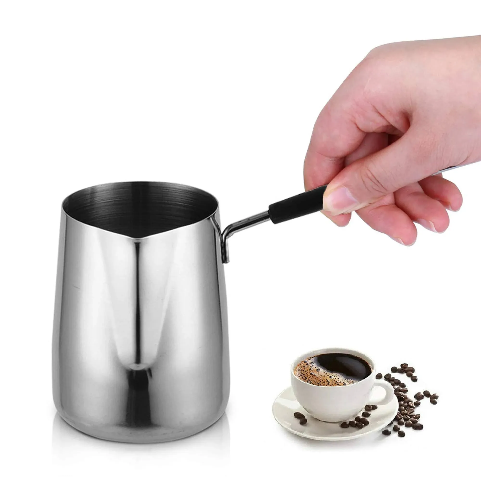 600Ml/20Oz Turkish Coffee Pot – 304 Stainless Steel Coffee and Butter Warmer, Pr