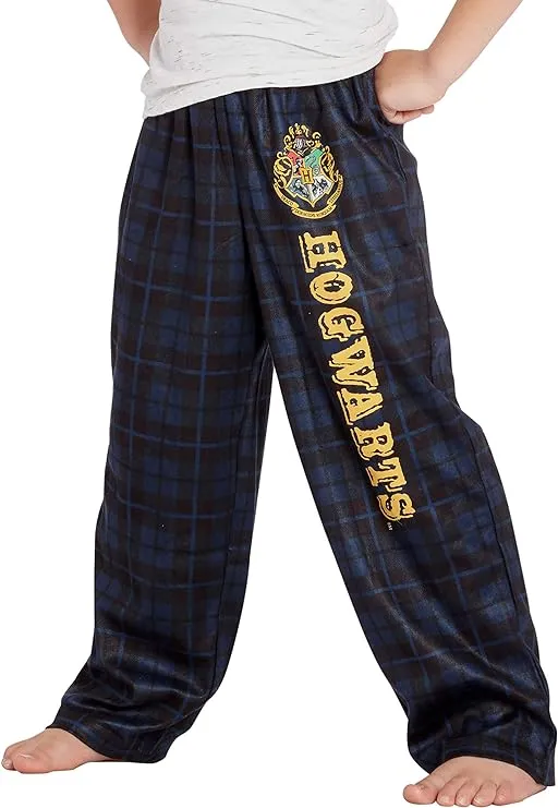 INTIMO Harry Potter Big Boys Houses Plaid Pajama Lounge Pants