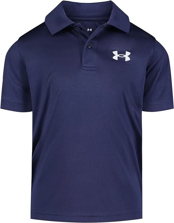 Boys' Under Armour Matchplay Solid Polo 6 Navy