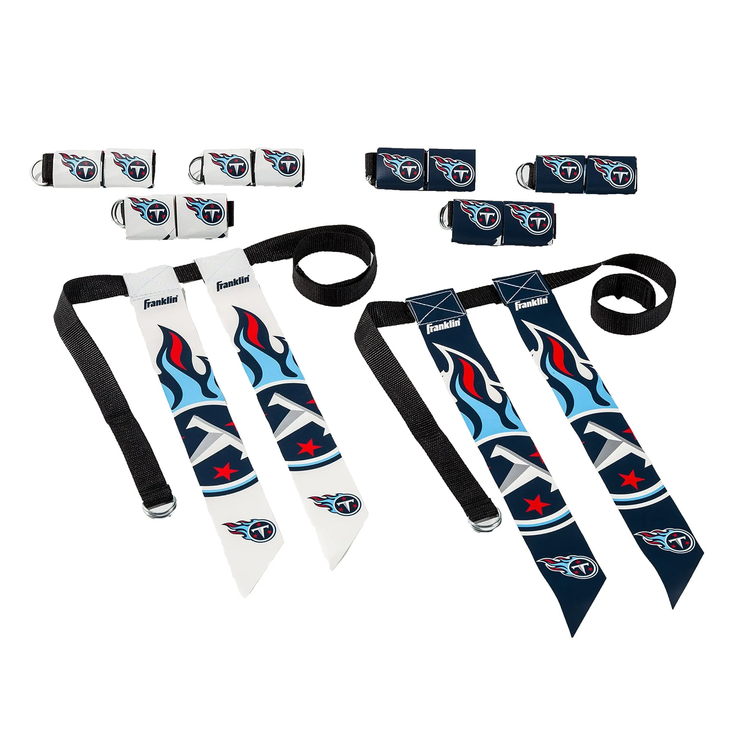 Franklin Sports NFL Tennessee Titans Flag Football Sets - NFL Team Flag Football