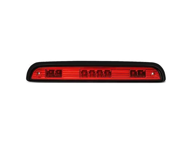 For 92-97 Ford F150 F250 F350 Bronco Full LED Red Lens 3rd Third Tail Brake Light Rear Stop Lamp 93 94 95 96