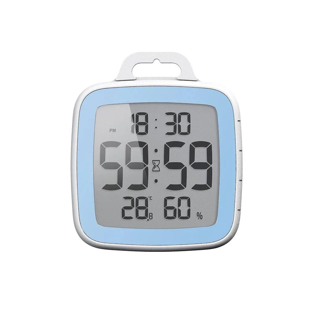 Digital Shower Clock with Timer - Waterproof Shower Timer for Kids and Adults ...