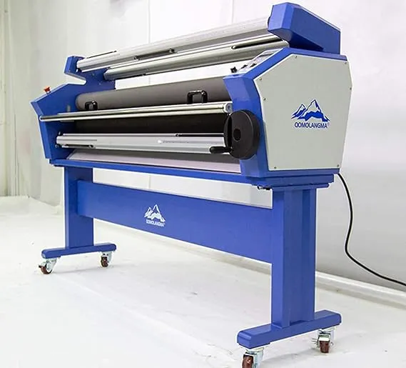 Qomolangma Full-auto Wide Format Cold Laminator Heat Assisted Roll to Roll - Same as the Picture