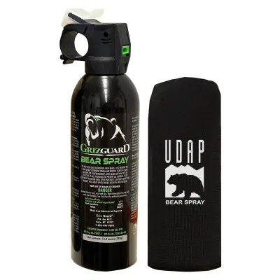 UDAP Griz Guard 13.4-oz. Bear Spray with Holster