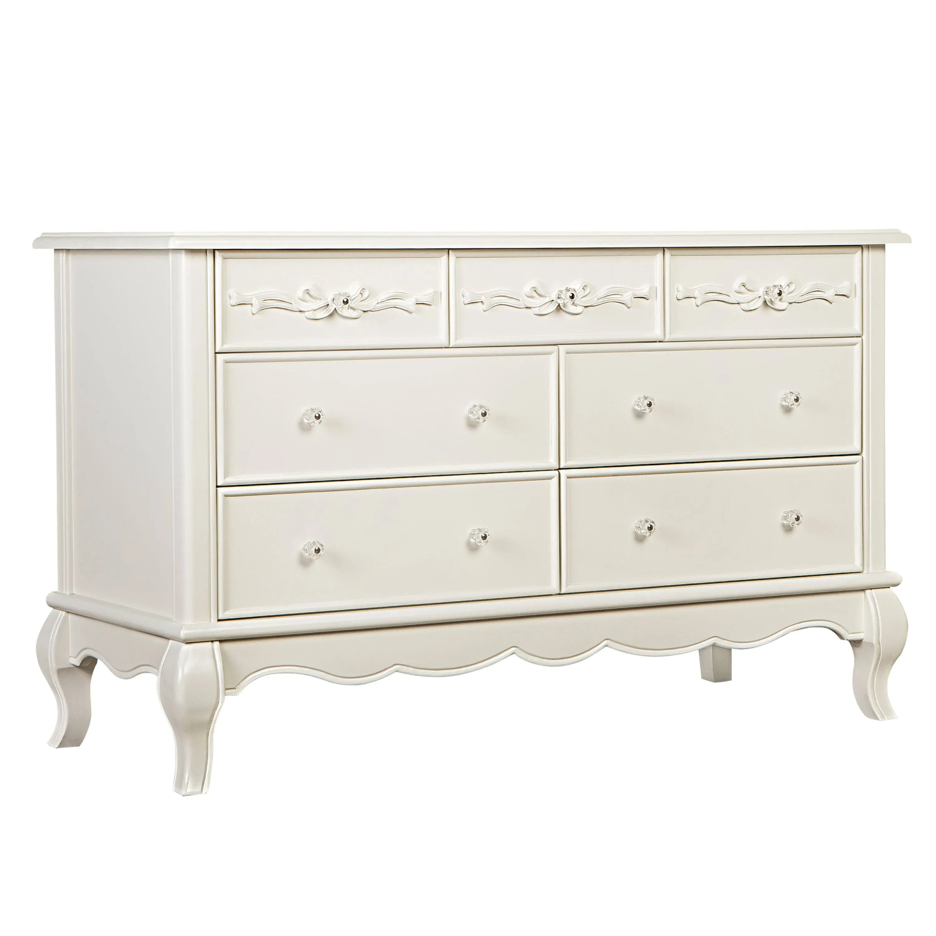 Evolur Aurora 7 Drawer Double Dresser