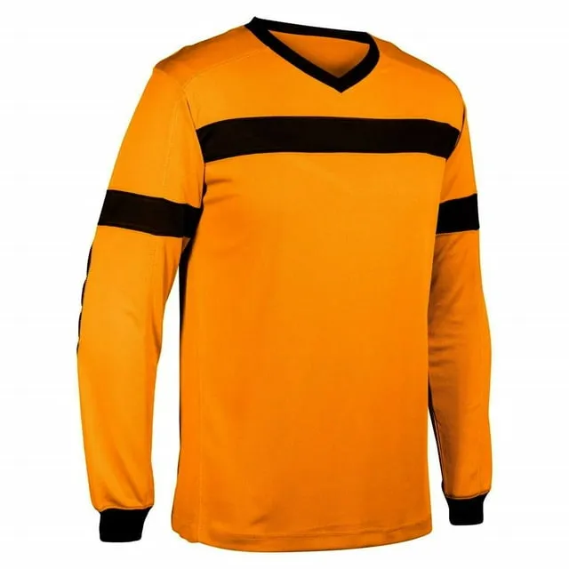 Champro Keeper Soccer Goalie Jersey; M; Neon Orange, BLACK; Youth