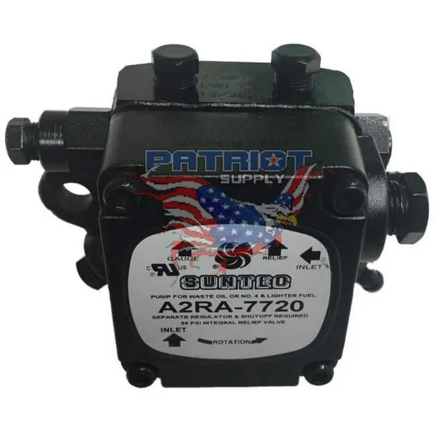 Suntec - A2RA-7720 - Suntec A2RA-7720 Waste Oil Pump 0.4-2.5 GPH 10/100 PSI 1725/3450 RPM