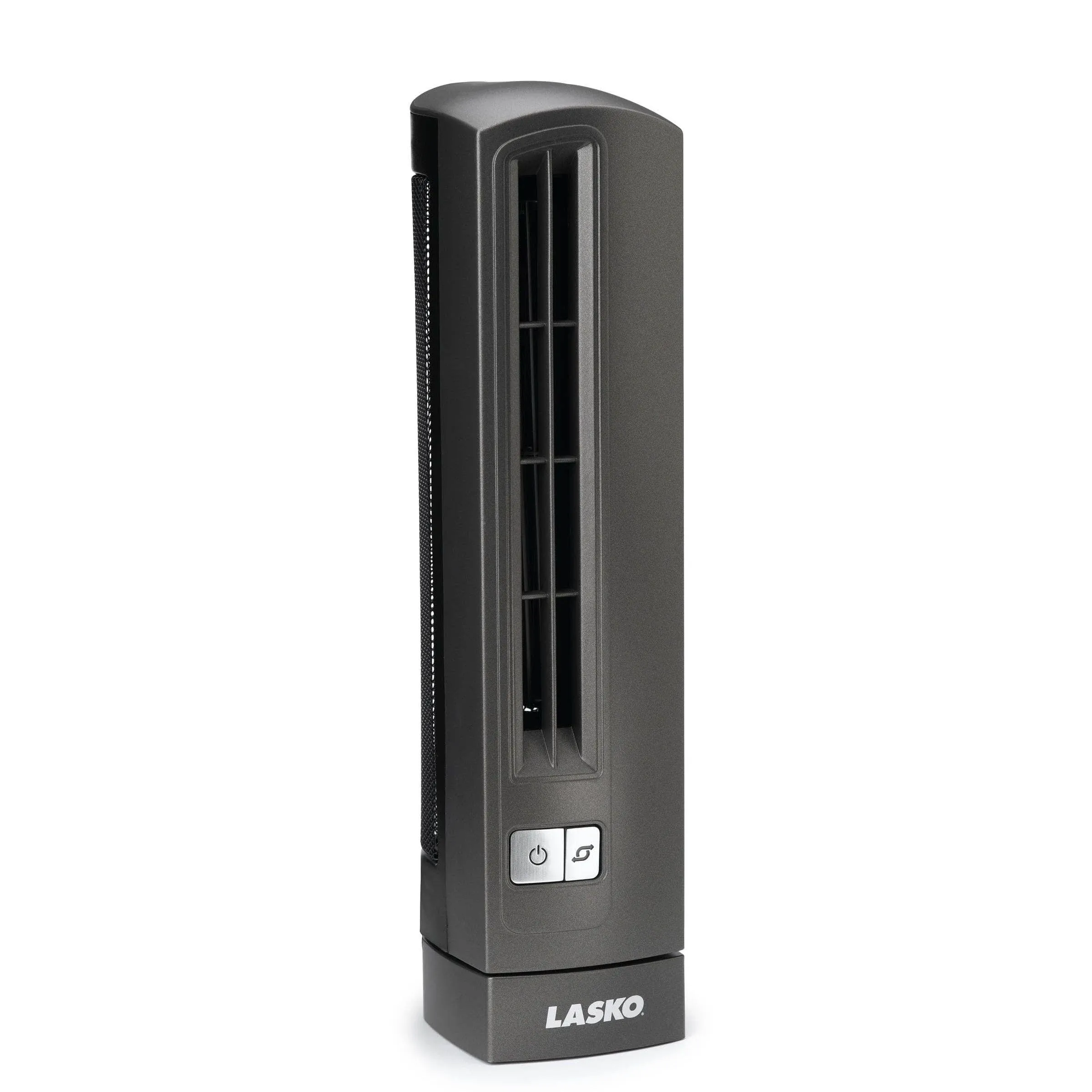 Lasko Air Stik Ultra-Slim Oscillating Fan, Gray