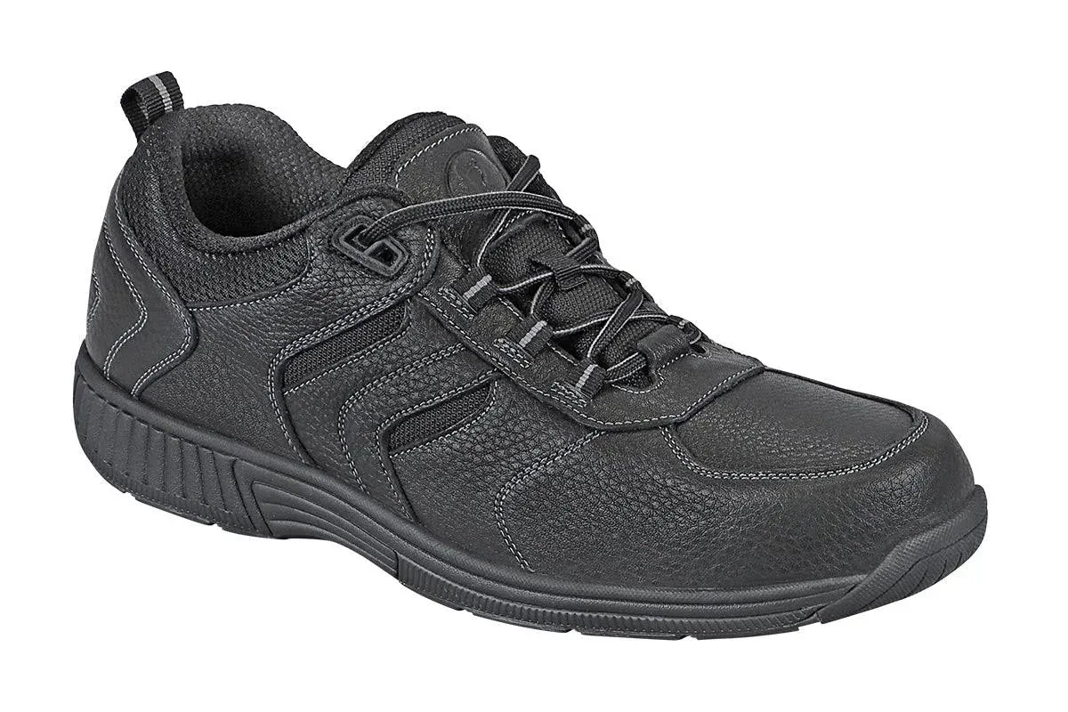 Orthofeet Orthopedic Leather Pacific Palisades Men's Waterproof Sneakers