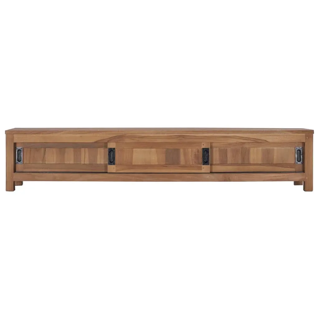 vidaXL TV Stand TV Unit Sideboard TV Console Media Cabinet Solid Teak Wood - Transitional - Entertainment Centers And Tv Stands - by VirVentures | Houzz