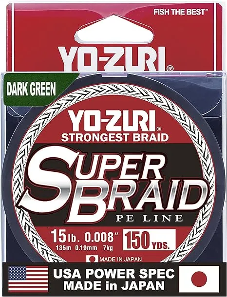 Yo-Zuri SuperBraid 15lb Dark Green