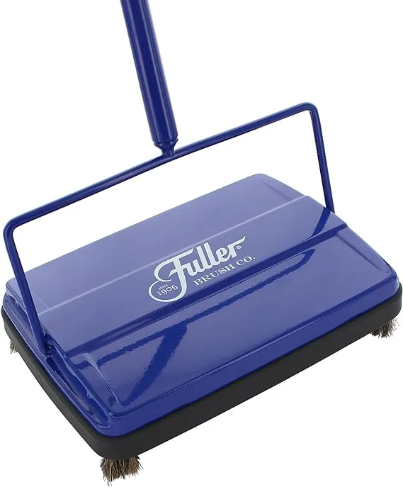 Fuller Brush 17033 Carpet & Floor Sweeper- Mini Stick Cleaner for Hardwood Surfaces, Wood Floors, Laminate, Tile