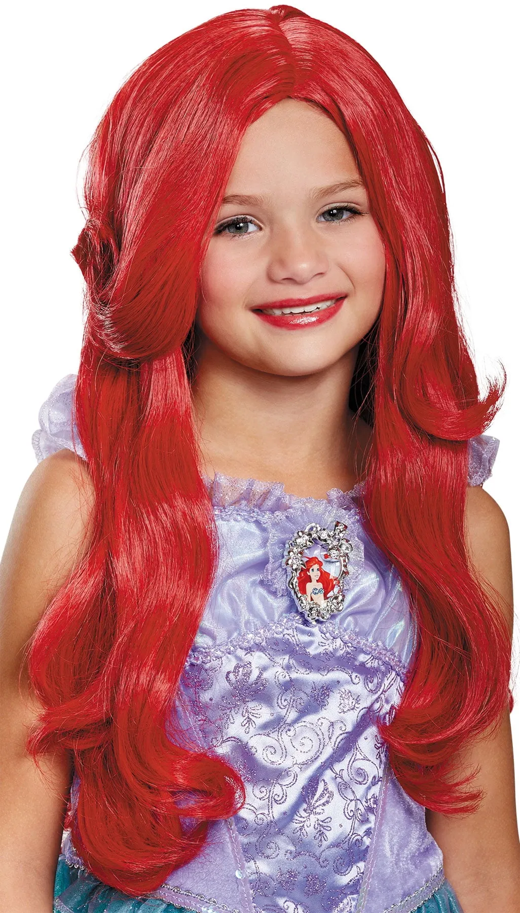 Girls Deluxe Little Mermaid Ariel Disney Wig