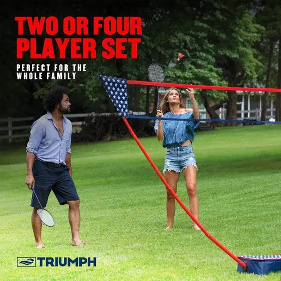 Escalade Sports Triumph Patriotic Portable Badminton Set