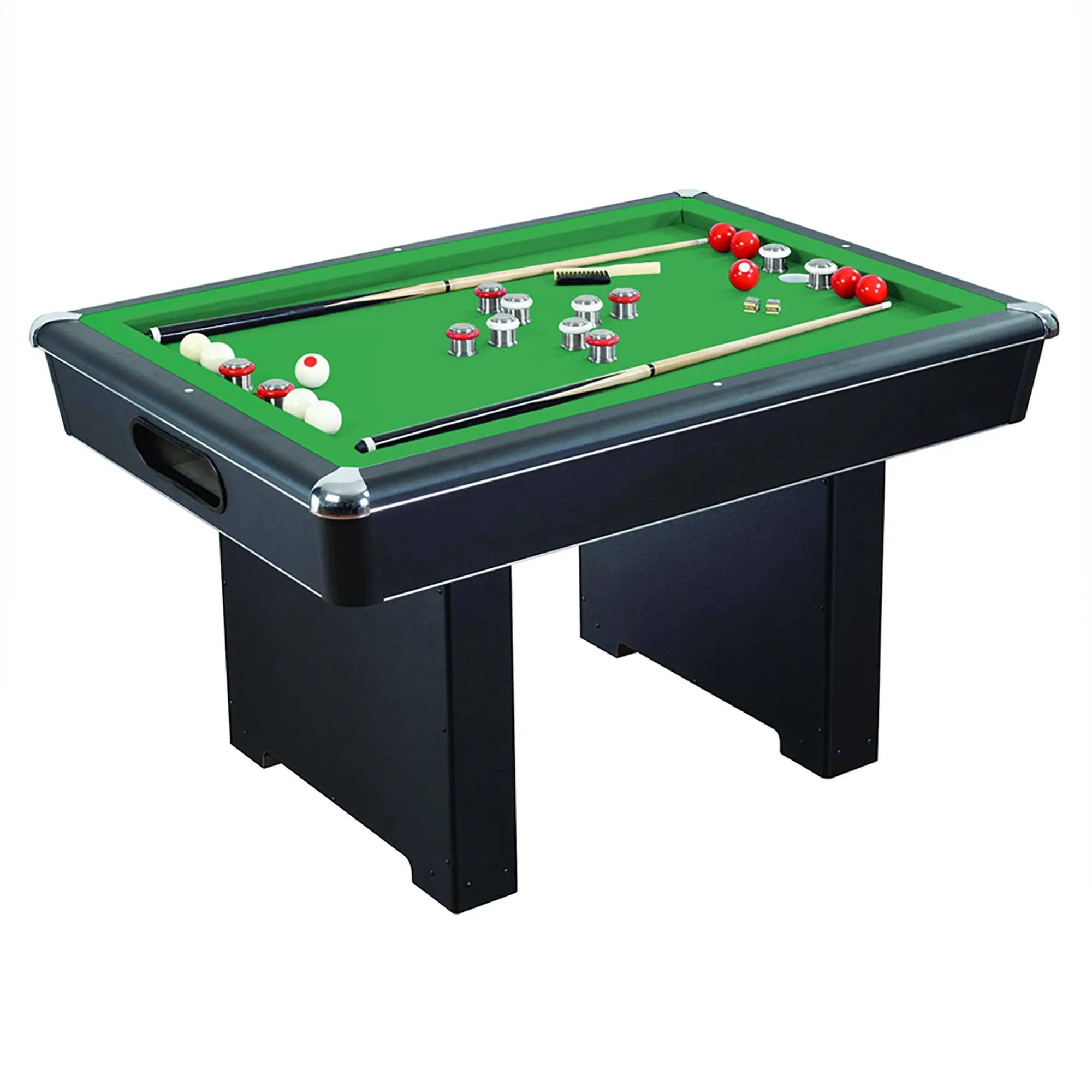 Renegade 54-In Slate Bumper Pool Table with Green Felt and Accessories