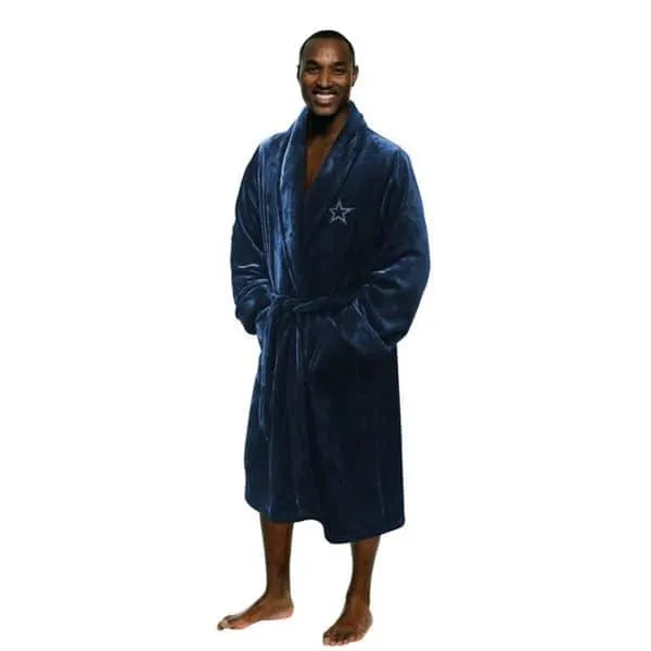 NFL Dallas Cowboys Men's L/XL Silk Touch Robe - Bed Bath & Beyond - 12095819