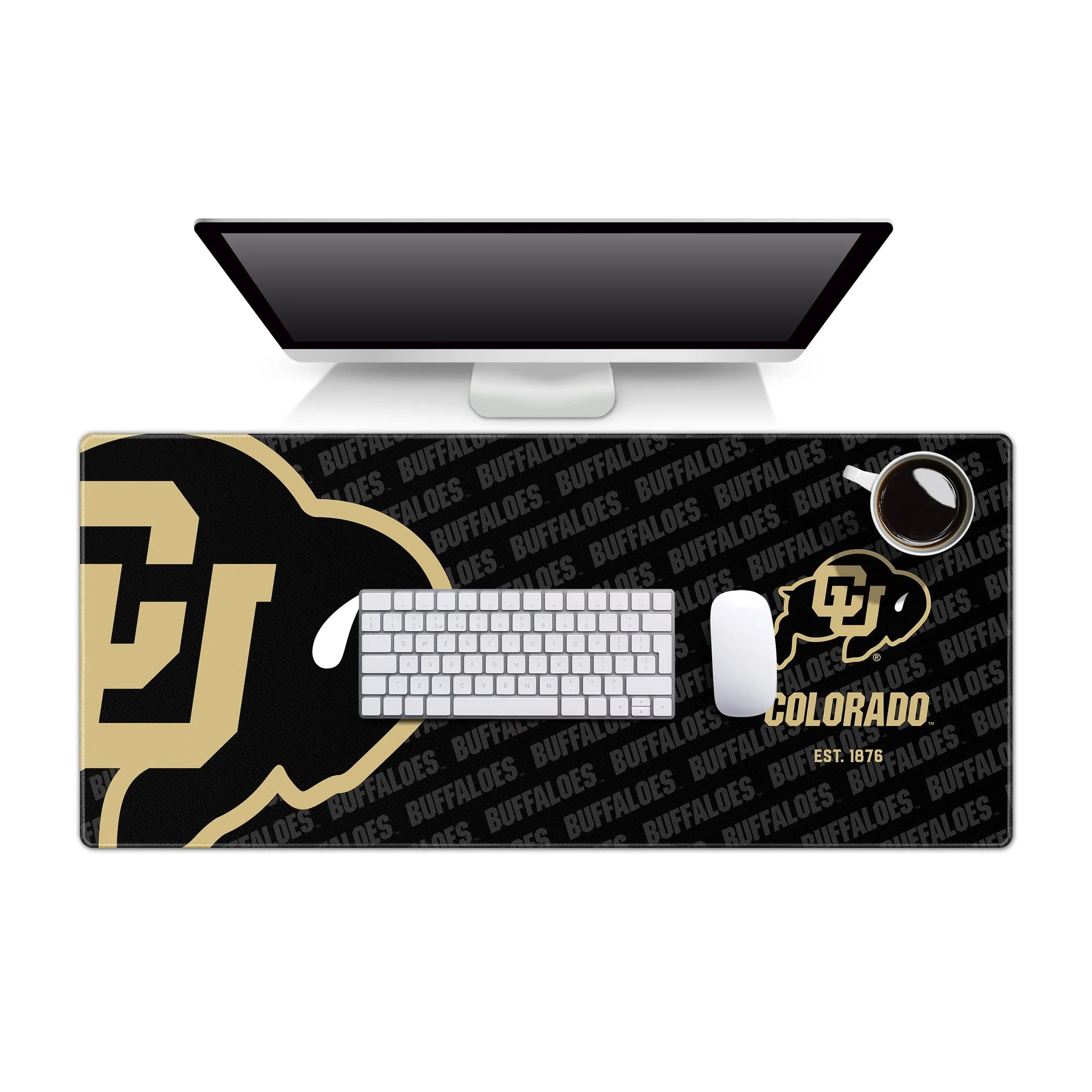 YouTheFan Colorado Buffaloes Logo Series Desk Pad