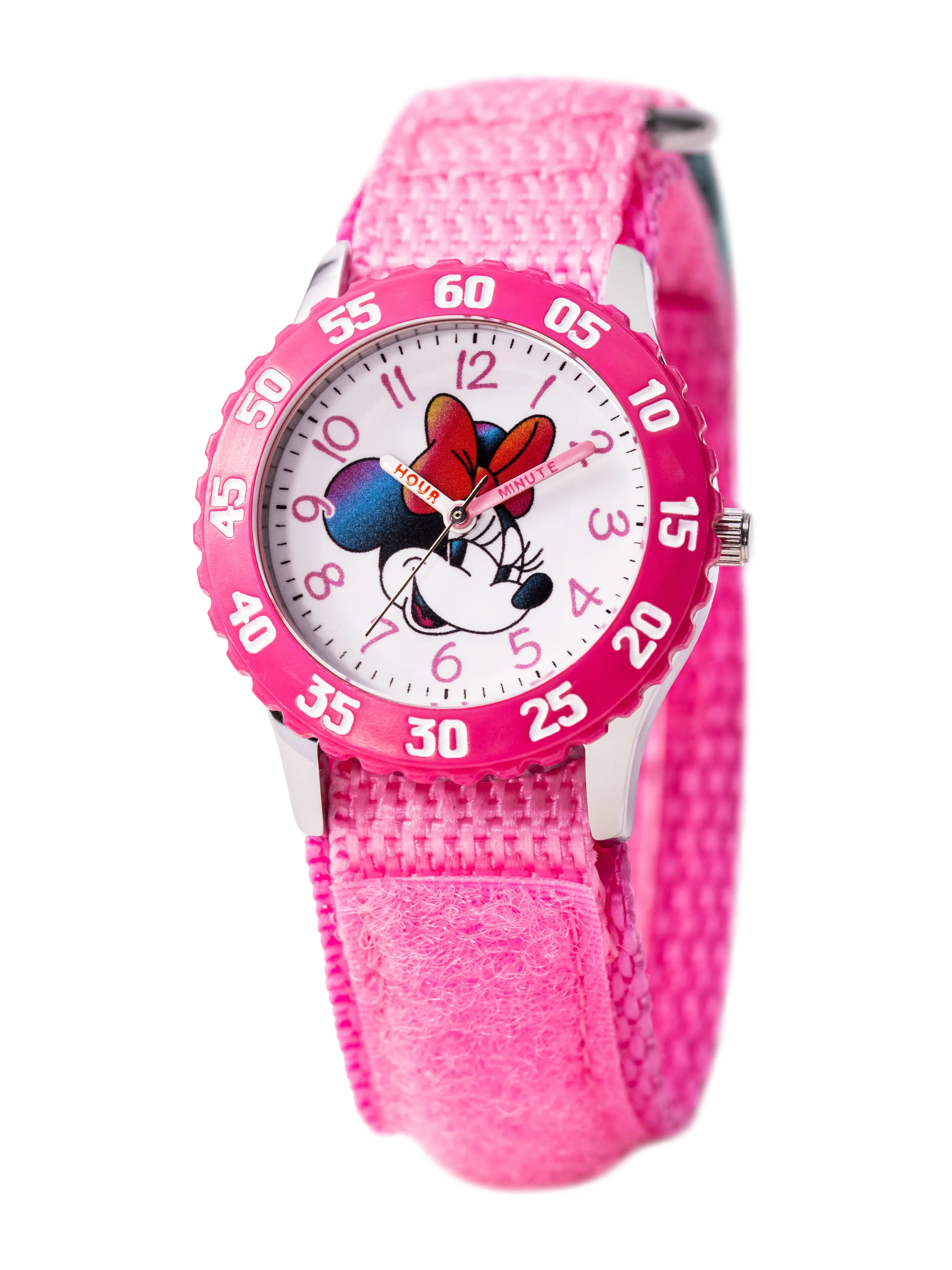 Kids Disney Minnie Mouse Girls' Stainless Steel Time Teacher Watch