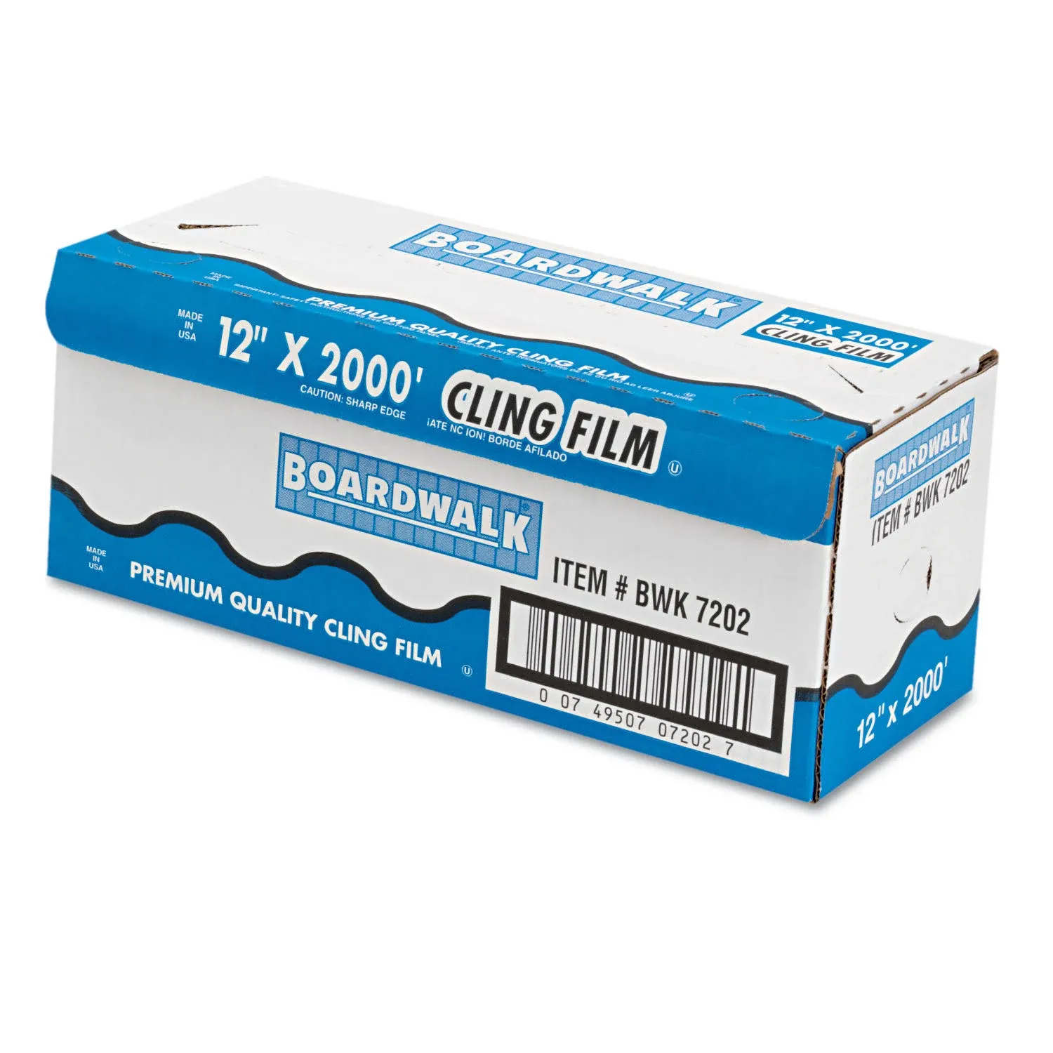 Boardwalk PVC Food Wrap Film, 12" x 2000'