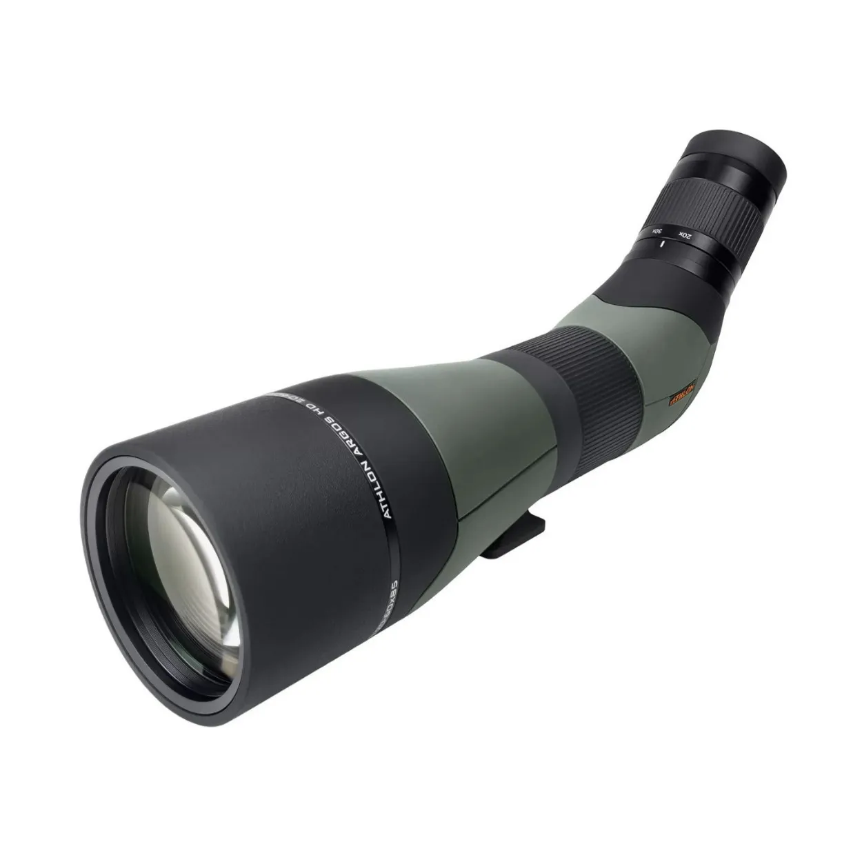 Athlon Optics Argos HD 20-60x85 Spotting Scope - 45 Degree, Green/Black