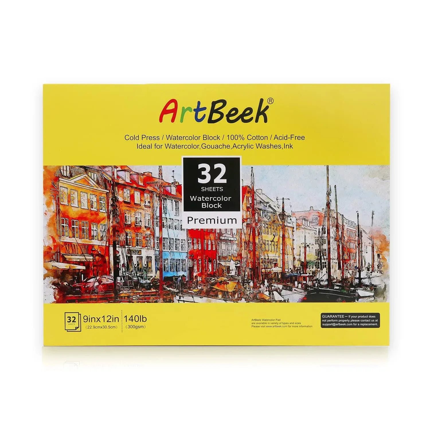 ArtBeek Watercolor Paper Block